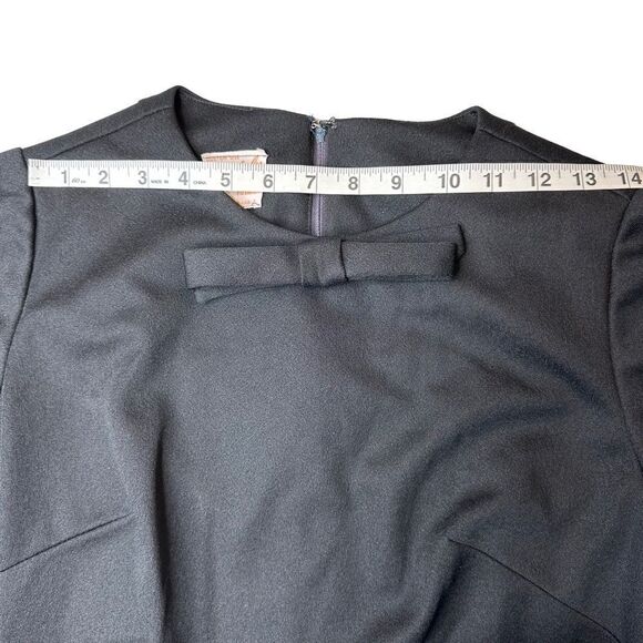 BLAKELY Vintage Black Mid Length Shift Dress Large - Picture 9 of 16